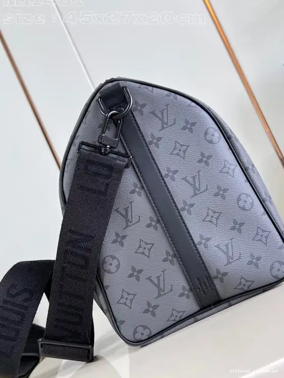 Official oldcobbler LOUIS 45 KEEPALL VUITTON BANDOULIÈRE 0607
